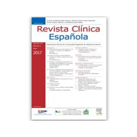 Revista clínica española (Suscripción impresa + digital // Interior República Mexicana)
