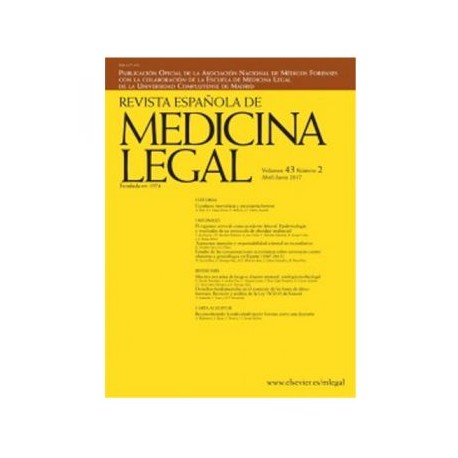 Revista española de Medicina Legal (Suscripción impresa + digital // Interior República Mexicana)