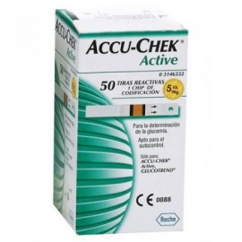 Accu-Chek® Active - Tiras Reactivas para Glucómetro con 50 (ACCUCHEK)