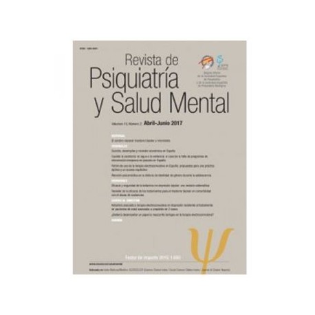 Revista de Psiquiatría y Salud Mental (Suscripción impresa + digital // CD.MX. y área metropolitana)