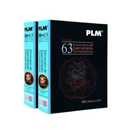 PLM Diccionario de Especialidades Farmacéuticas Edición 63 PLM 2017
