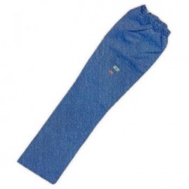 Pantalón quirúrgico repelente azul tipo mezclilla TALLA CHICA