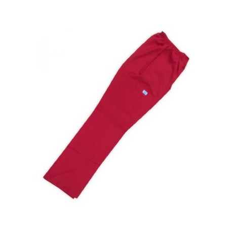 Pantalón quirúrgico repelente rojo TALLA GRANDE