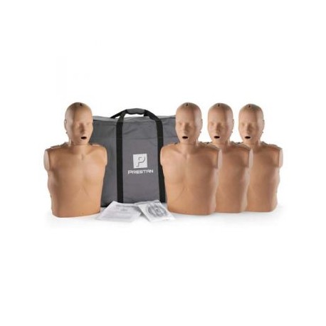 Maniquíes PRESTAN Adulto para RCP con monitor PAK100 (Paq. de 4 Piezas)