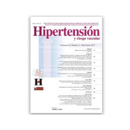 Revista: Hipertensión y Riesgo Cardiovascular (Suscripción impresa + digital // CD.MX. y área metropolitana)