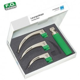 Set laringoscopios para adulto 2,5 V - F.O. Xenon, Economy Macintosh F.O. (KaWe)