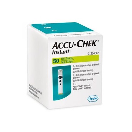 Accu-Chek® Instant - Tiras Reactivas para Glucómetro con 50 (ACCUCHECK)