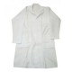 Bata blanca para caballero de gabardina repelente TALLA 32