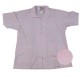 Filipina estampada cuadros rosa para caballero TALLA 36