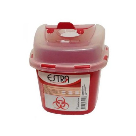 Recipiente para residuos punzocortantes